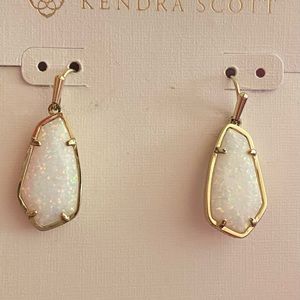 Kendra Scott set of opal earrings and necklace